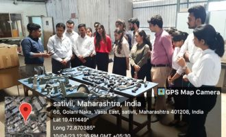 Industrial Visit to Vasai on 10 April 2023